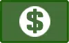 Green dollar sign icon representing dental insurance and payment options at Palatine Dental Associates.