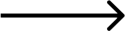 Black right-pointing arrow on white background, indicating direction or navigation forward.